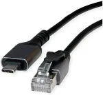 VALUE 12.99.1168-10 RJ-45 USB Type C Black