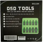 DSDTOOLS 1/2" KUUSKANTV&Otilde;TMETE K&Auml;EPIDEME PEAD, 10 TK DS1184