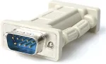 StarTech.com Null Modem Adapter DB9 Male - DB9 Female, DB9 Male, DB9 Female, Grey