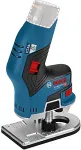 Bosch Powertools Bosch cordless edge router GKF 12V 8 Professional solo, 18 Volt, milling machine (blue / black, L-BOXX, without battery and charger)