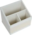 Home4you Pliiatsitops WILMA 15,5x12,5x13,5cm, kreem