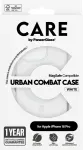PANZERGLASS Kaitse&uuml;mbris Urban Combat MagSafe, Apple iPhone 16 Pro, l&auml;bipaistev valge MagSafe ringiga, CARE by