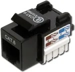 Digitus Keystone Jack Cat6/RJ45->LSA/ungeschirmt/ClassE/schw
