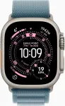 APPLE Nutikell Watch Ultra 3 GPS + Cellular 49mm Natural Titanium / Alpine Loop M Blue (MEWM4QF/A)