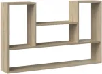 TOP E SHOP BILBAO 4P hanging bookcase 100x16x60 cm sonoma