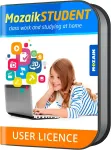 MOZAIK EDUCATION Mozaik STUDENT license for all platform, for one student, 1 year