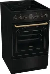 Pliit Gorenje Keraamiline , , 50cm, retro must
