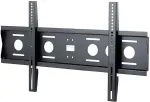 EDBAK Wall mount | Lateral adjustment of the screen once mounted on the wall plate | 50-86 " | Maximum weight (capacity) 80 kg | Black