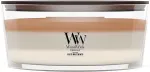 WoodWick Caf&eacute; Macchiato wax candle Ellipse Coffee White, Brown 1 pc(s)