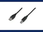 Assmann DIGITUS USB 2.0 Anschlusskabel Typ A -B St/St 1.8m, be