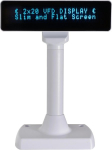 VIRTUOS VFD customer display FV-2030W 2x20, serial, white