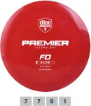 Discmania Discgolf Fairway Driver Q-LINE PREMIER FD Red 7/7/0/1
