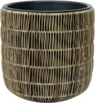 Home4you Lillepott WICKER D35xH36cm, helepruun