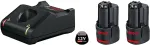 Bosch komplekt 2x 3.0Ah, 12V (1600A019RD)
