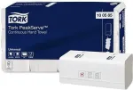 TORK Lehtpaberr&auml;tikud PeakServe Universal H5, 1- kih, 410 lehte, 22,5x20,1 cm, valge, 12 tk