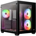 Korpus AeroCool Midi Dryft MicroATX/ATX/MiniITX ARGB (black)