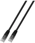 EFB-Elektronik EFB RJ45 Patchkabel U/UTP Cat.6 PVC CCA 7.50m schwarz