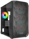 Korpus SHARKOON MK3 RGB Micro Tower Black