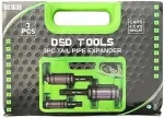 DSDTOOLS 3 tk. heitgaasi toru laiendajate komplekt DS1639