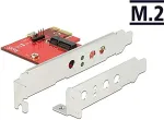 V&otilde;rgukaart Delock PCI Express x1 Karte > 1 x intern M.2 Key E - Low Profile Formfaktor