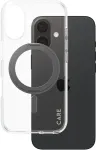 CARE Feature Case | Back cover | Apple | iPhone 16 | Recycled plastic | Transparent | MagSafe