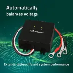 QOLTEC Voltage balancer for 24V batteries 2x12V 5A