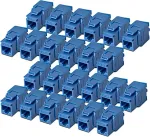 StarTech CAT6 KEYSTONE JACK 24-PACK 24-PACK180-DEGREE TOOLLESS BLUE