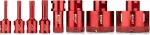 SMART365 Smart Komplet otwornic diamentowych do gresu 6-68mm M14 9cz. (SM-25-SET9)