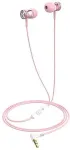 HAVIT E303P - wired headphones, pink