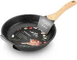 ETA | Pan | ETA792990000 TITANIUM II | Universal | Diameter 24 cm | Electric, induction, gas, glass ceramics | Suitable for induction hob | Fixed handle | Black