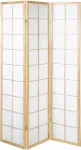 Home4you Vahesein ORIENTAL 3-paneeliga 132x2xH178,5cm, naturaalne
