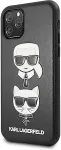 Karl Lagerfeld Apple iPhone 11 Pro Karl Lagerfeld and Choupette Cover Black