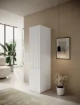 Cama MEBLE Wardrobe PAFOS 1D 45x55.5x198.5 white matt
