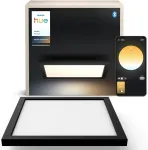 No name Philips Hue Aurelle square panel light, Black | 2200-6500 Hue White Ambiance