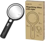 Logilink LED reading magnifier, 30 LED's, 90mm diameter