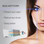 Qoltec Anti Blue Light Filter 24 inches | 16:9 | Eye protection | Anti Glare | Matte | for monitor