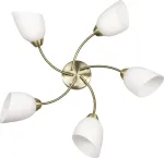 Activejet Classic chandelier pendant ceiling lamp BENITA Patina 5xE27 for living room