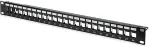 Digitus Patchpanel 1HE 24-Port Modular Patchpanel schwarz