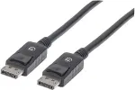 Manhattan DisplayPort Kabel St/St 1.0m geschirmt schwarz
