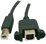 Alcasa Good Connections USB2.0 Verl&auml;ngerung A-Einbaub. B 1m