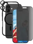 PANZERGLASS CARE by Beskyttende kasse Polykarbonat Polyetylen tereftalat (PET) Oleofobisk bel&aelig;gning Aluminiumlegering Termoplastisk polyuretan (TPU) Apple iPhone 16