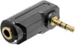 DELOCK Adapter Audio Klinke 3,5 mm 3 Pin Stecker > Buchse gewinkelt