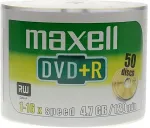 Toorikud Maxell DVD+R 4.7, Shrink 50