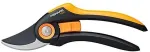 Fiskars Plus P521 pruning shears Bypass Black, Orange