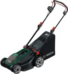 Bosch Powertools cordless lawnmower Rotak18V2-43, 36 volts (2x18V) (green/black, 2x Li-ion battery 4.0Ah, POWER FOR ALL ALLIANCE)