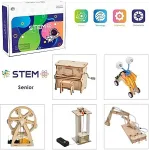 NONAME Wooden Assembly Advanced Science Lab Kit, 5in1 STEM Educational Toys