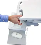 Monitor ERGOTRON StyleView Cart, White, 540 x 1330 x 790