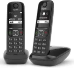 Telefon GIGASET AS690 Duo schwarz int.