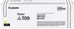 Tooner CANON Toner T09 Y 3017C006 Gelb bis zu 5.900 Seiten