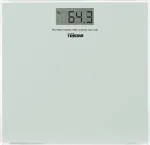 Kaalud Tristar WG-2419, LCD, Transparent, White, CR2032, Lithium, Glass